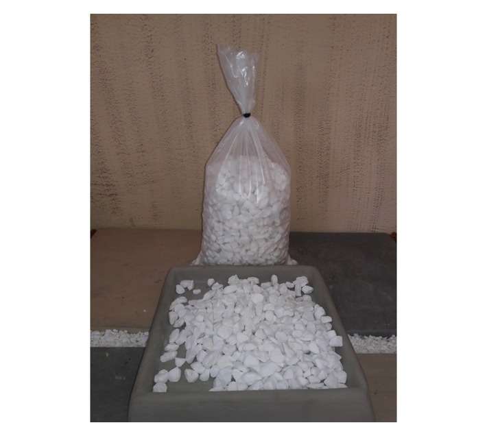 14DM Marble Chip Pebble - White (13mm)