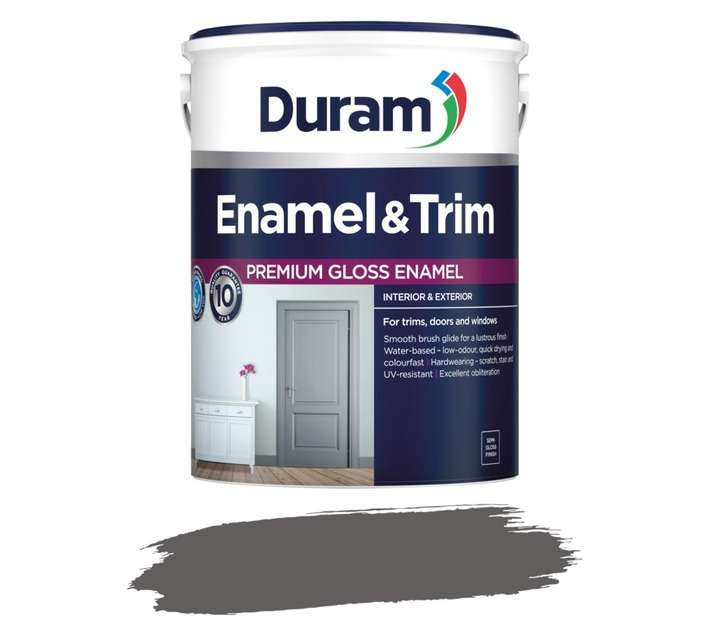 DURAM ENAMEL & TRIM 5LT BATTLESHIP/GRY