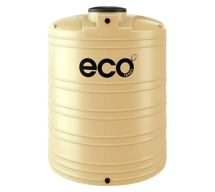 Eco Tanks Vertical Water Tank - Winter Grass (2450L)