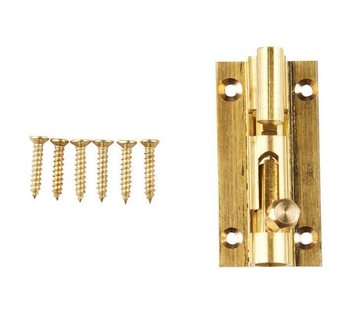 Mackie Barrel Bolt Neck - Brass (50mm)