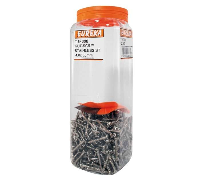 Eureka 4 x 30mm Cut/Screw (Q360) S/S