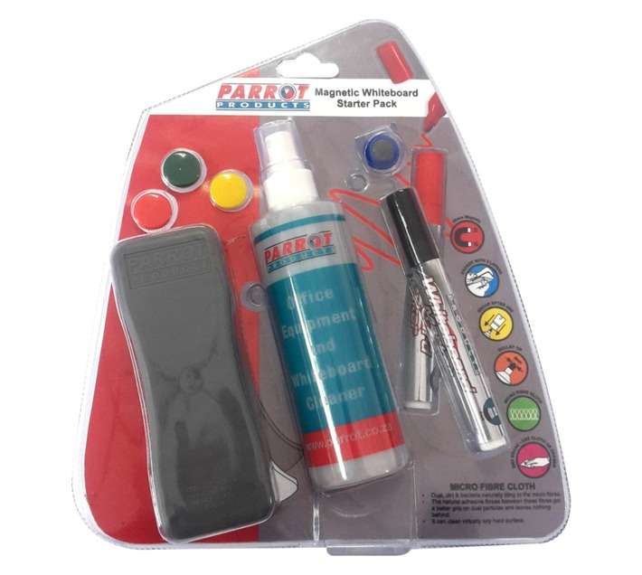 Parrot Products BA0202 Starter Pack Magnetic Whiteboard