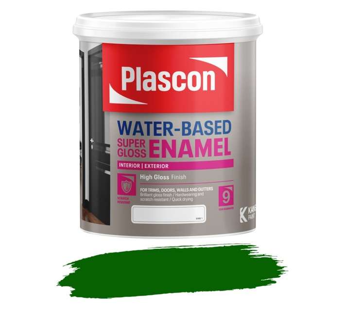 Plascon Water Based Super Gloss Enamel - Windsor Green (1L)
