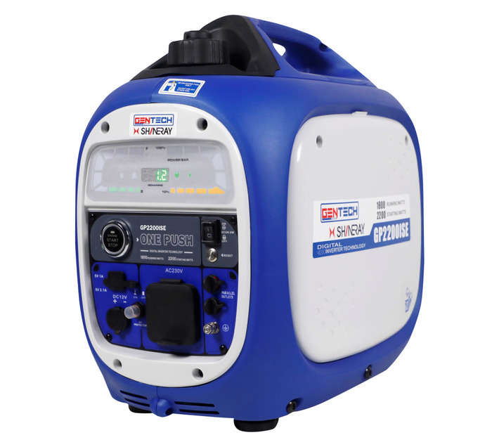 Gentech 2.2kVA Pure Sine Wave Inverter Generator - Blue/Black