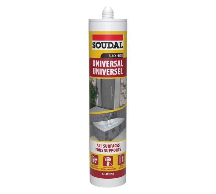 Soudal U Silicone - Black (270ml)