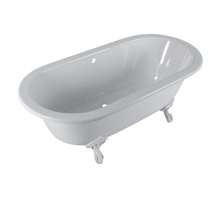 Solo Sanitary Ware Clifton Slipper Freestanding Bath - White (1700 x 600 x 800mm)