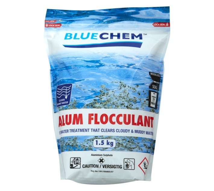 Bluechem Alum Flocculant - Blue and White (1.5kg)