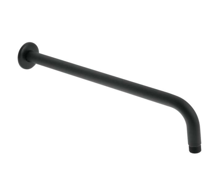 MacNeil Triumph Long Round Heavy Shower Arm - Black (400mm)