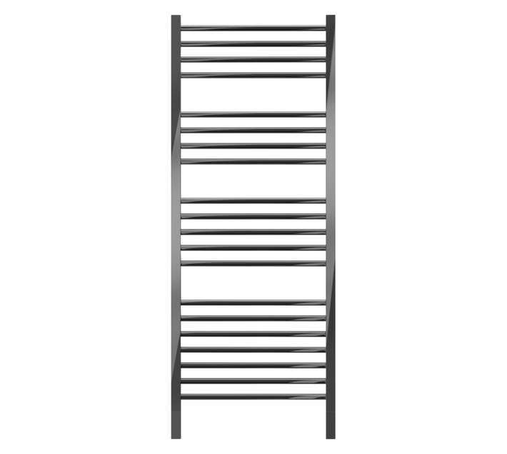Jeeves ZSD0620GR Quadro D Heated Towel Rail - Black (118 x 620 x 1340mm)