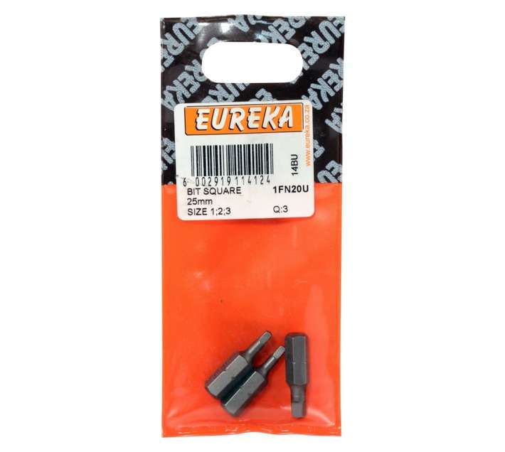 Eureka 1FN20U Size 1;2;2;3 Square Bit Set (3 Piece)
