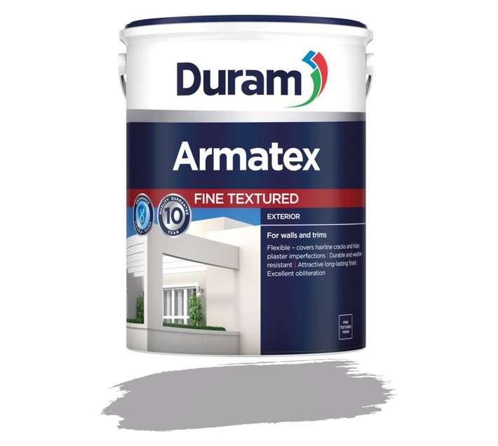 Duram Armatex Fine Textured Paint - Ash (5L)
