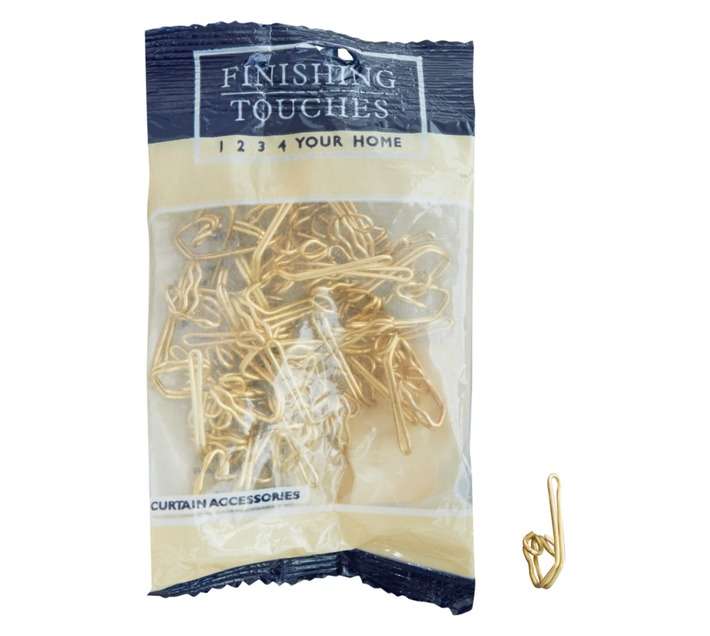 R7 Hooks - Brass 40 Pack
