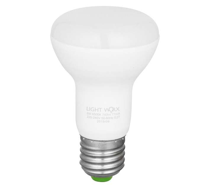 Lightworx LED R63 8w E27 - Cool White