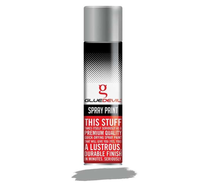 Glue Devil Spray Paint - Aluminium (300ml)