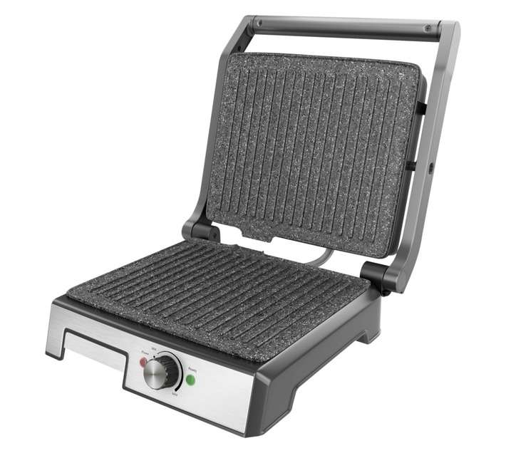 Bennett Read KEC201 Grill Boss Sandwich Press - Silver/Black (2000W)