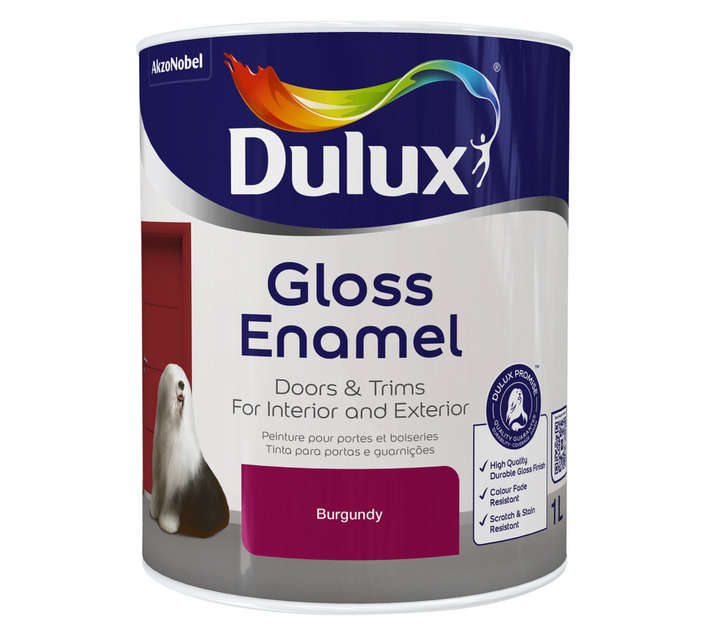 Dulux Gloss Enamel - Burgundy (1L)