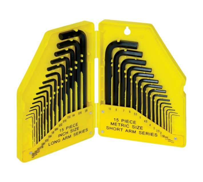 Tork Craft NT2507 30 Piece Metric and Imperial Allen Key Set