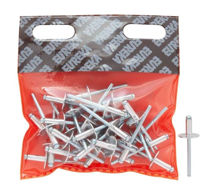 Eureka 30 x Large Aluminium Blind Rivets (4.8 x 12mm)