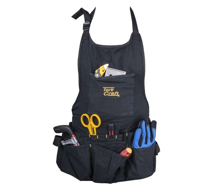 Tork Craft TC996114 Multi Pocket Tool Holder Apron - Black (600 x 450mm)