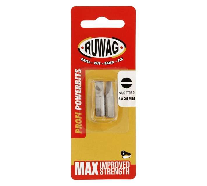 Ruwag 25mm No.6 Professional Power Slotted Bit