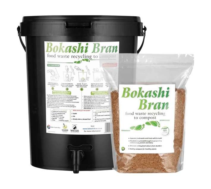 Bokashi Bran Composting Kit - Black