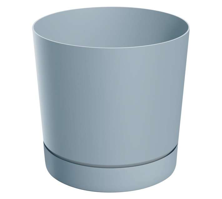 Prosperplast Round Tubo Plant Pot - Grey (292 x 292 x 283mm)