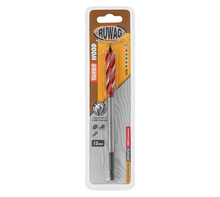 Ruwag 12mm Turbo Wood Drill Bit