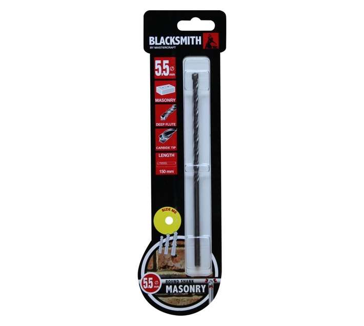 Blacksmith 5.5 x 150mm Masonry Drill Bit Bshank