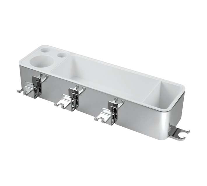 MacNeil Toothbrush and Accessories Caddy - White (333 x 101 x 62mm) 200013