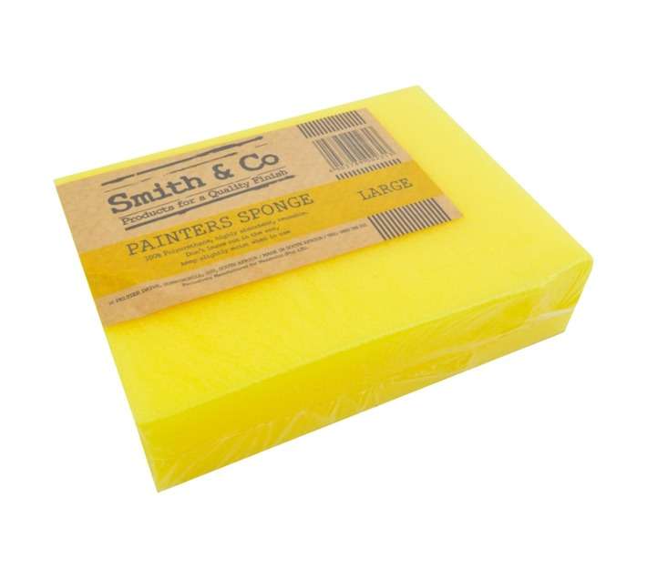 Smith and Co Painters Large Sponge - Yellow