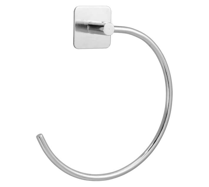 3M B6445P-5 Bathroom Basics Chrome Towel Ring