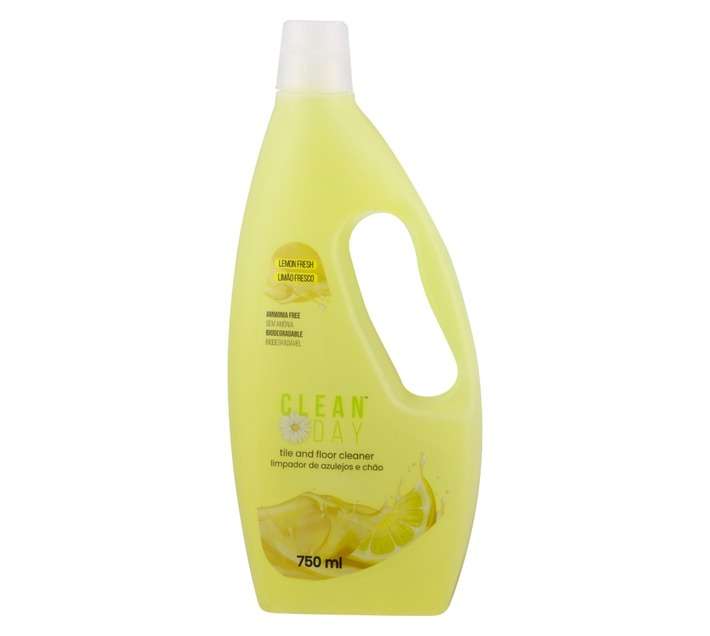 Clean Day Tile and Floor Lemon Fresh Cleaner - Yellow (3L)