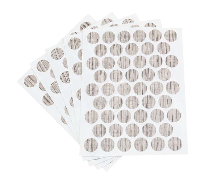 FIT 36 x Stick on Cover Caps - Lanza Oak (14mm)