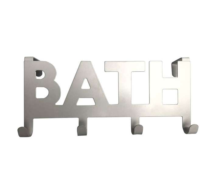 Bathroom Basics Hook Over Door - White (301 x 74 x 140mm)