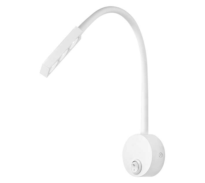 Bright Star Lighting LED Reading Wall Light - White (3W)