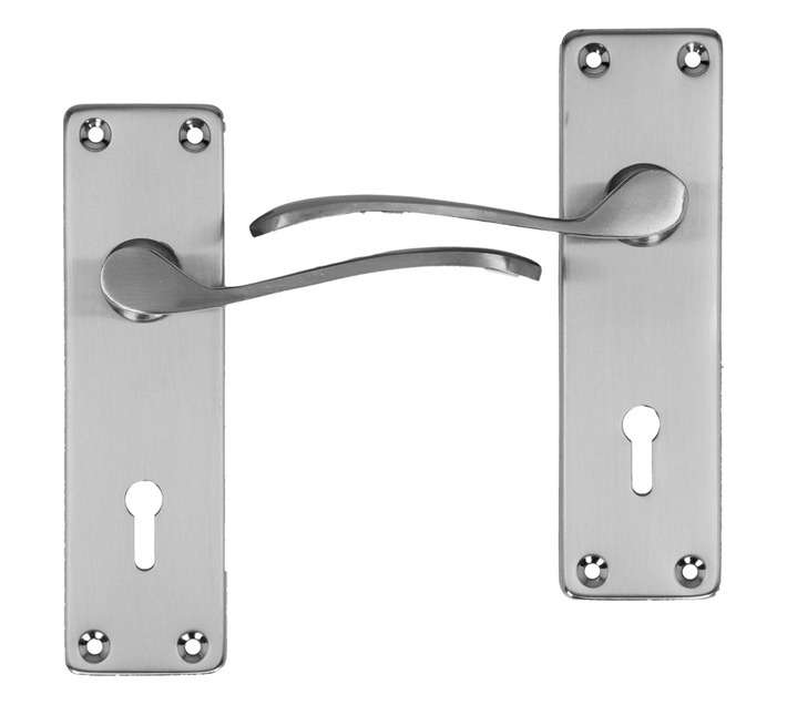 Dortello Sapphire Satin Chrome Handle