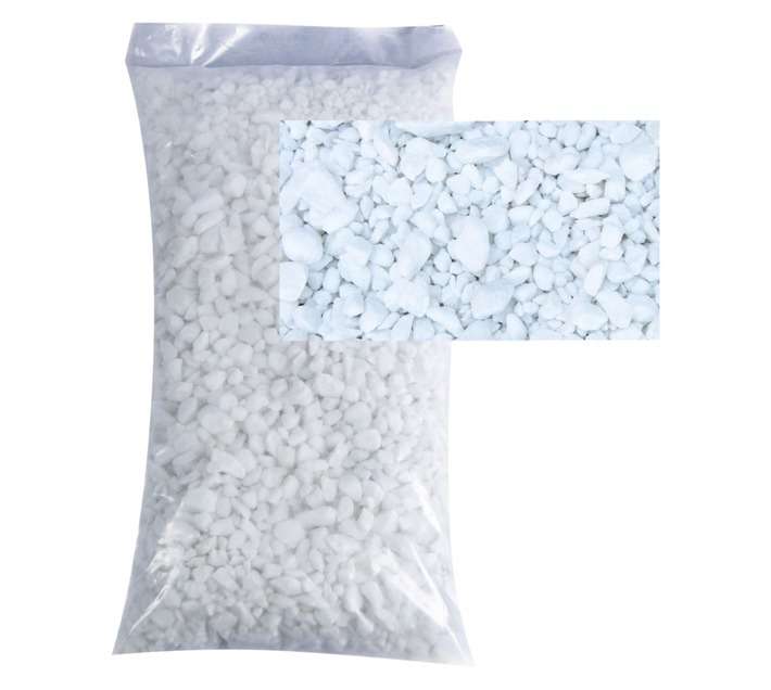 Medium Pebbles - Super White Crush (16kg)