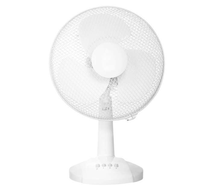 Goldair GDF16Y Oscillating Desk Fan - White (400mm)