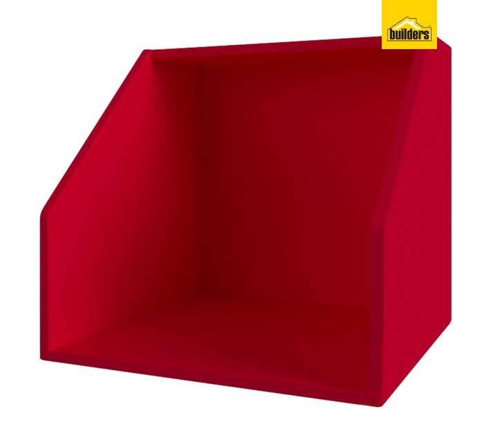 Home and Kitchen Gloss Microwave Cabinet - Candy Red