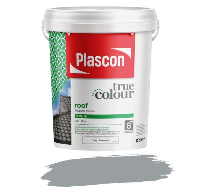 Plascon True Colour Roof Paint - Grey (20L)