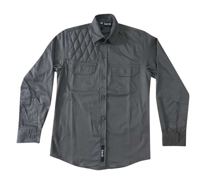 Beck Hunters Cotton Long Sleeve Shirt - Olive (2 XL)