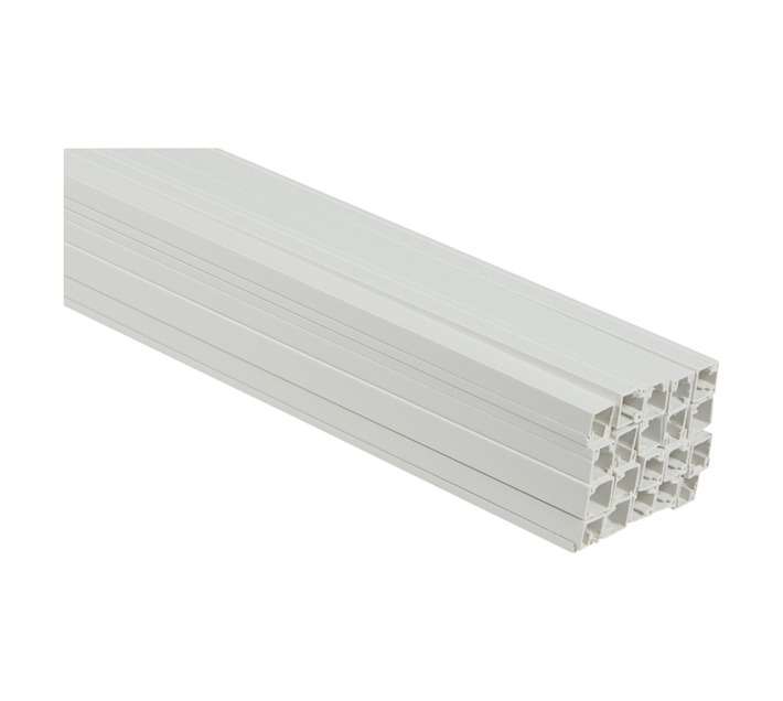 Proton Prepack 20 x PVC Trunking - White (2000 x 16 x 16mm)