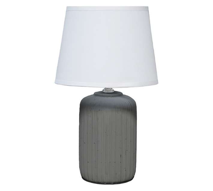 Design House Ceramic Table Lamp - Grey