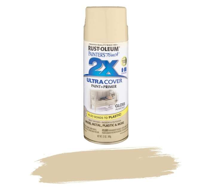 Rust-Oleum Spray Paint Touch 2X Ultra Cover - Gloss Almond (340g)
