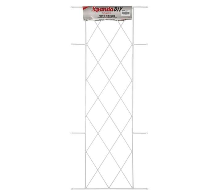 Xpanda Diamond Burglar Bar - White (530 x 1270mm)