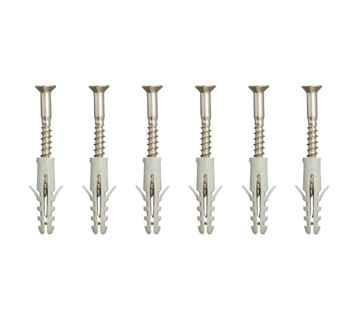 Eureka 3K50 5 x 45mm Wall Plug And Screw (6 Pack)