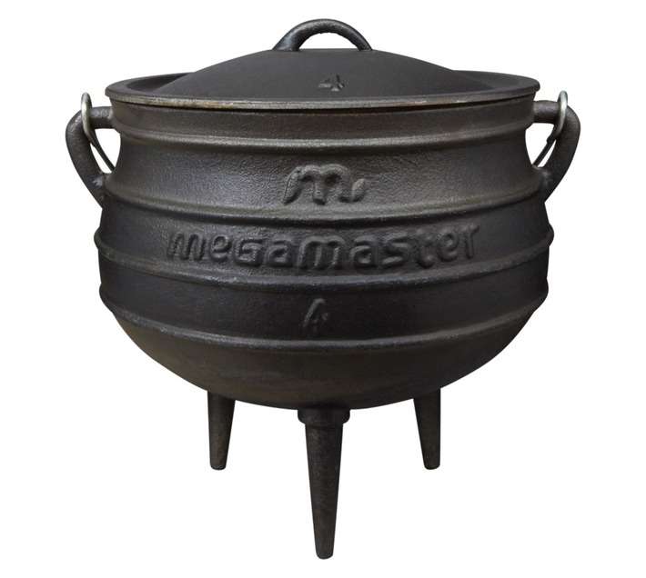 Megamaster No4 Potjie Pot - Black