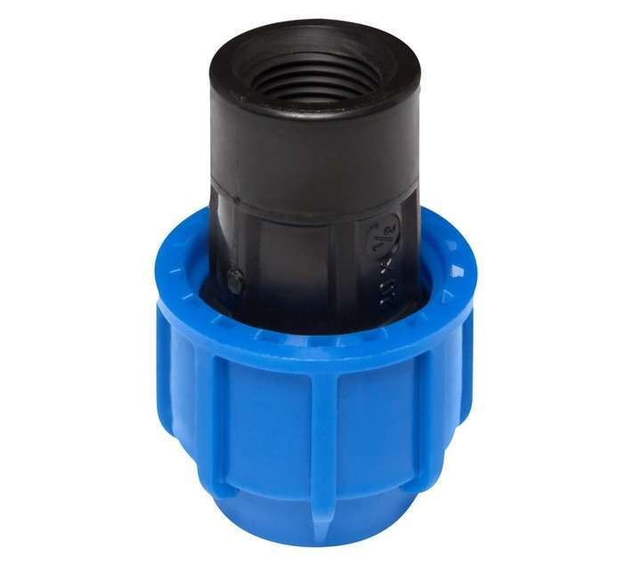 Marley Pipes 601.25B Female Adaptor - Black/Blue (25mm x 1/2")