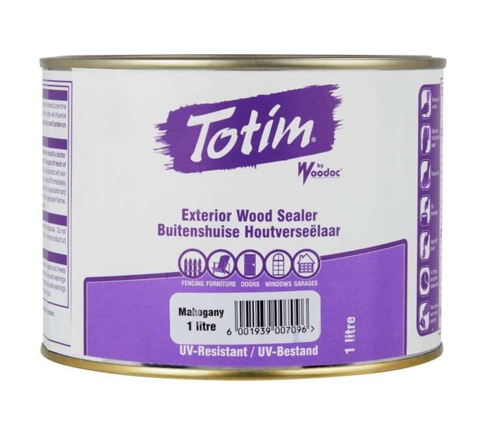 Woodoc Totim Exterior Wood Sealer - Mahogany (1L)