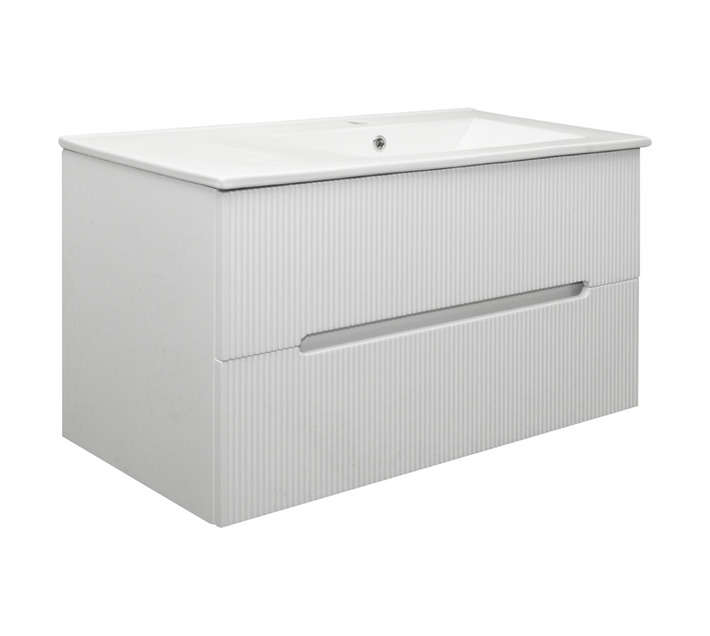Lusso Wall Mount Classico Vanity Cabinet - White (900mm)